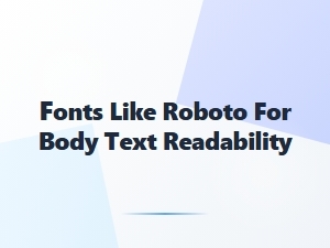 Clean Geometric Sans Alternatives for Body Text